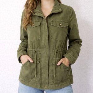 Sonoma Women's Khaki Utility Jacket